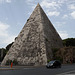 The Pyramid of Cestius in Rome, July 2012