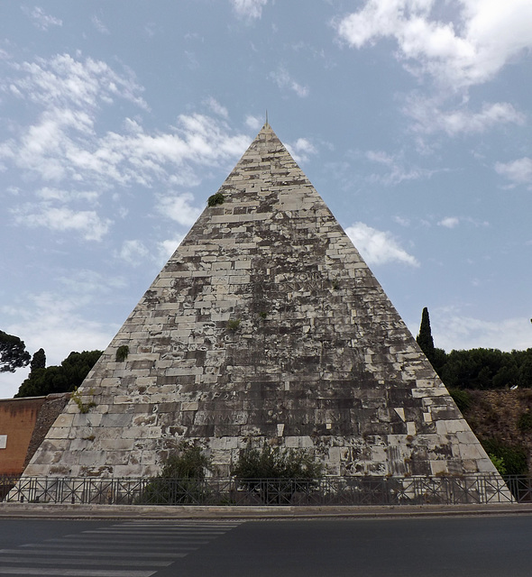 ipernity: The Pyramid of Cestius in Rome, July 2012 - by LaurieAnnie