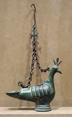 Hanging Lamp in the Form of a Peacock in the Metropolitan Museum of Art, April 2010