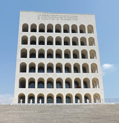 Palazzo Della Civilta Italiana in EUR in Rome, July 2012