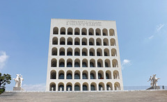 Palazzo Della Civilta Italiana in EUR in Rome, July 2012