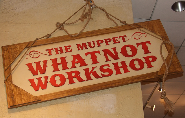 The Muppets Sign in FAO Schwarz, May 2011