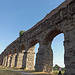 Detail of the Aqua Claudia and Anio Novus in the Park of the Aqueducts in Rome, June 2012