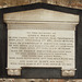 Memorial to James and Mary Brough, Saint Michael's Church, Kirk Langley, Derbyshire