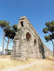 The Aqua Claudia and Anio Novus in the Park of the Aqueducts in Rome, June 2012