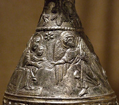 Detail of a Byzantine Flask with the Adoration of Magi in the Metropolitan Museum of Art, January, 2008