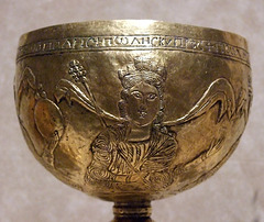 Detail of a Gold Goblet with Personifications in the Metropolitan Museum of Art, January 2008