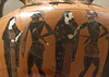 Detail of a Terracotta Neck Amphora Attributed to Group E in the Metropolitan Museum of Art, April 2011