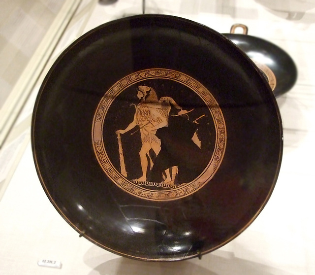 Terracotta Kylix Signed by Euphronios as Potter and Attributed to Onesimos as Painter in the Metropolitan Museum of Art, April 2011