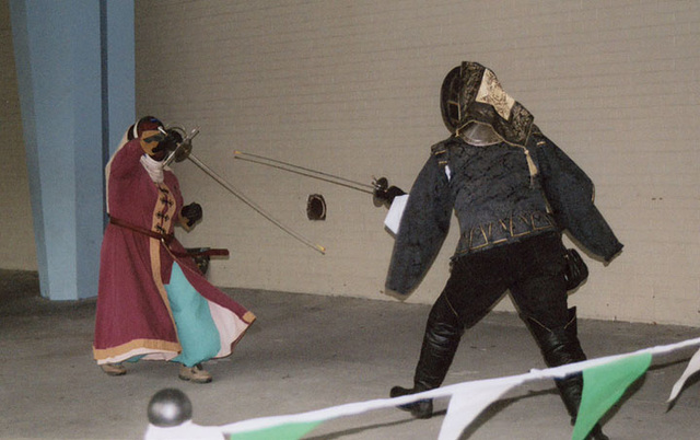 Fencers at the NEST+M School Demo, June 2006