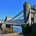 conwy suspension bridge, gwynedd