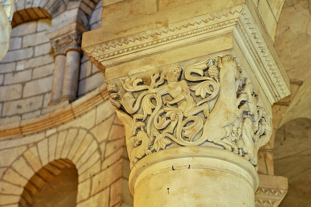 Chapiteau de la Collégiale de Saint-Aignan - Loir-et-Cher