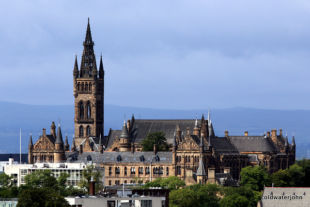 Glasgow City Skylines from Speirs Wharf