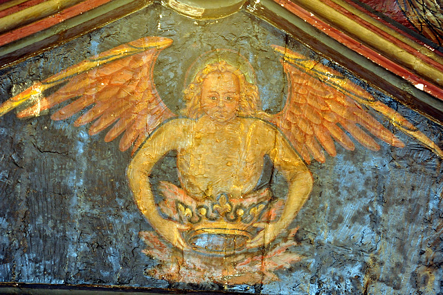 Peinture murale de la chapelle N.D. des miracles de la Collégiale de St-Aignan