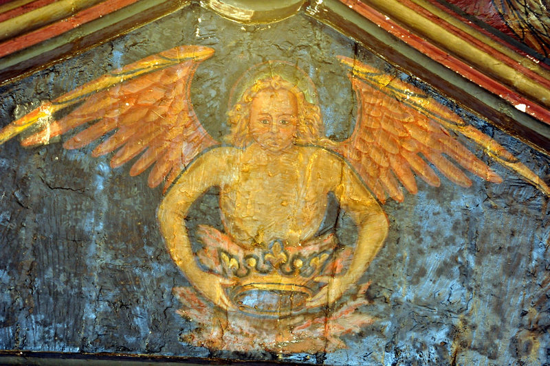 Peinture murale de la chapelle N.D. des miracles de la Collégiale de St-Aignan