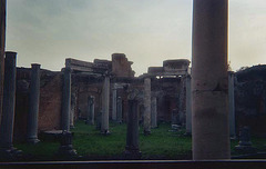 Colonnade in Hadrian's Villa, December 2003