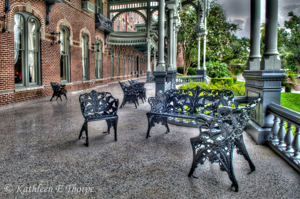 University of Tampa Plant Hall East Veranda HDR 070113