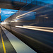 MEROUX: Gare Belfort-Montbéliard TGV: Passage d'un TGV 03.