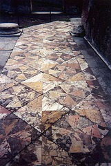 Colored Marble Floor from Hadrian's Villa, 2003