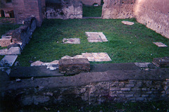 Remains of a Colored Marble Floor in Hadrian's Villa, Dec. 2003