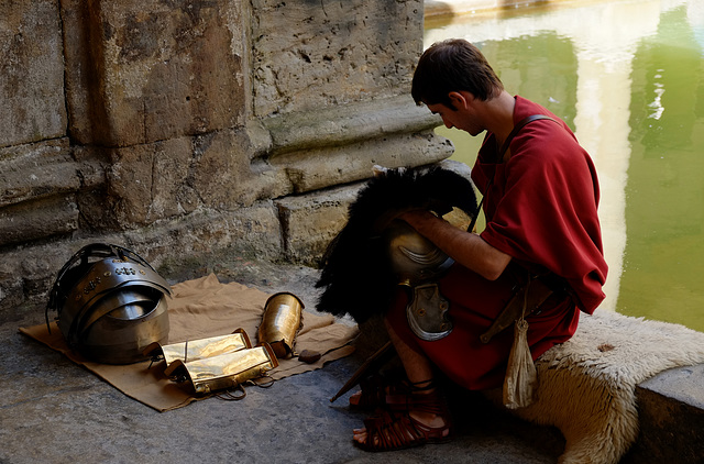 Bath Roman re-enactor X-E1 2