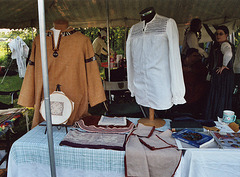 Costuming Demo at the Queens County Farm Museum Fair, Sept. 2006