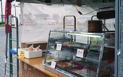 Vending stand of dumplings