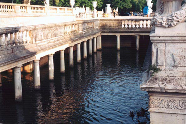 Jardin de la Fontaine in Nimes, 1998