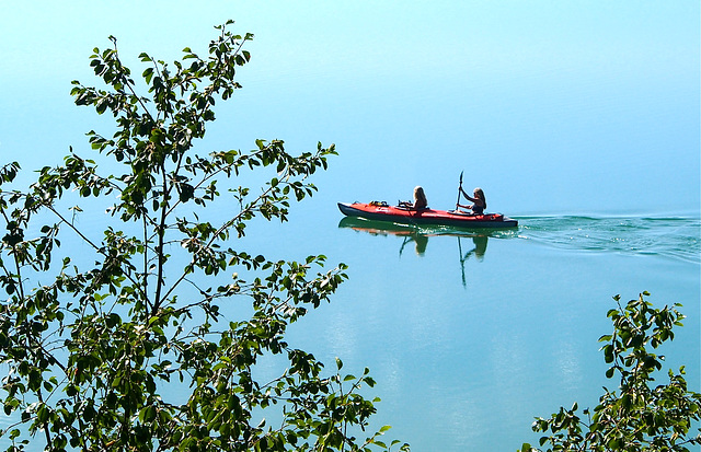 Early morning on Lac La Hache.