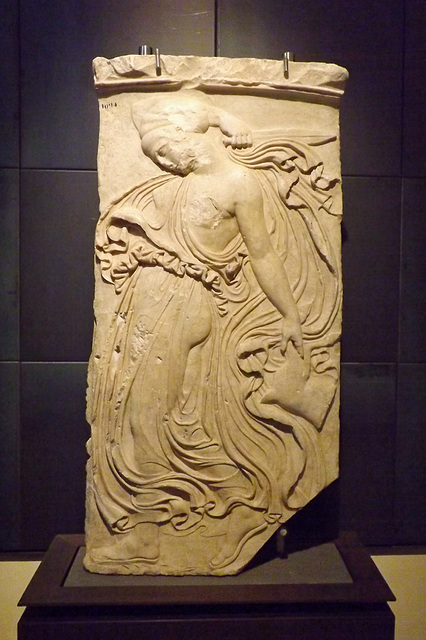 Relief with a Dancing Maenad in the Capitoline Museum, July 2012
