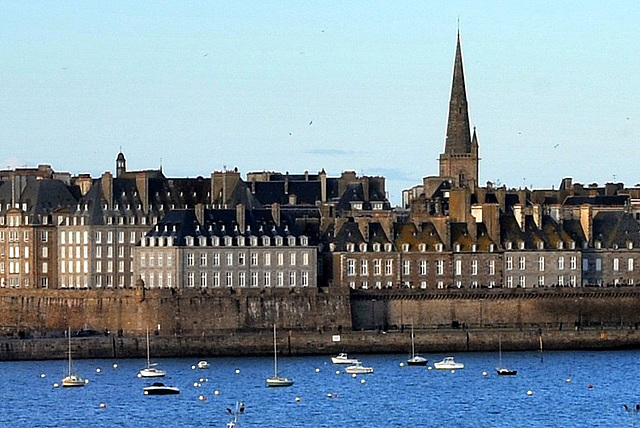 St-Malo et le clocher de la cathédrale