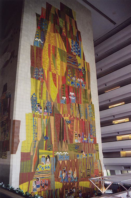 Mural by Mary Blair in the Contemporary Hotel, 2004