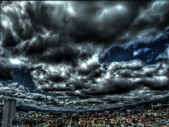 La Chaux de Fonds: Vue du ciel depuis la tour Espacité.