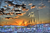 SAINT-RAPHAEL: Levé de soleil sur le port.