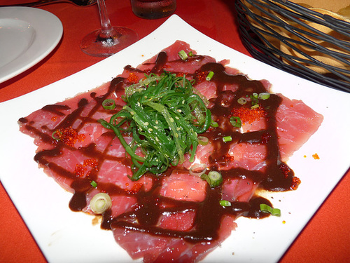 tuna carpaccio