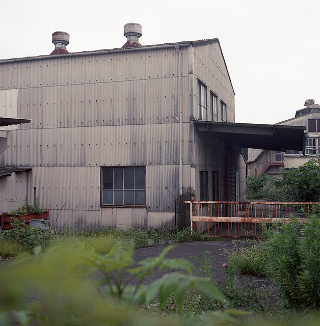 Closed-down factory