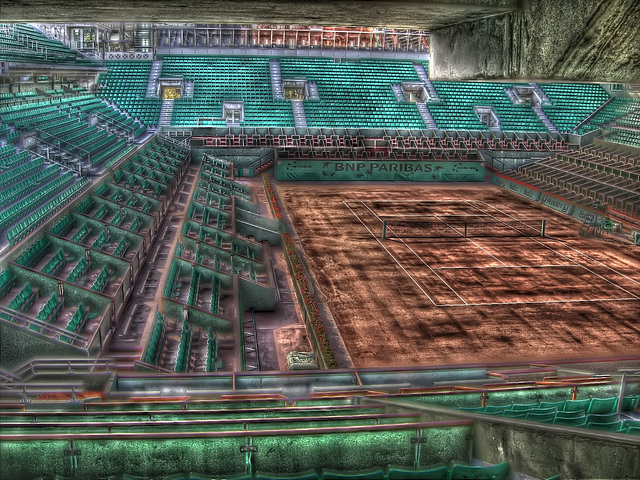 PARIS: Le stade Roland Garros.