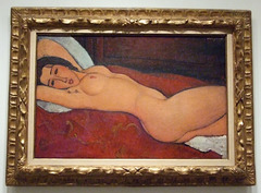 Reclining Nude by Modigliani in the Metropolitan Museum of Art, December 2008
