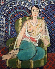 Seated Odalisque by Matisse in the Metropolitan Museum of Art, March 2008