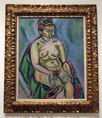Nude Holding a Flower by Joan Miro in the Metropolitan Museum of Art, March 2008
