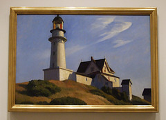 The Lighthouse at Two Lights by Hopper in the Metropolitan Museum of Art, January 2011