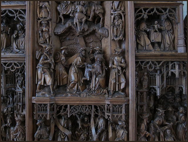 Altardetail: Szenen aus dem Leben Christi