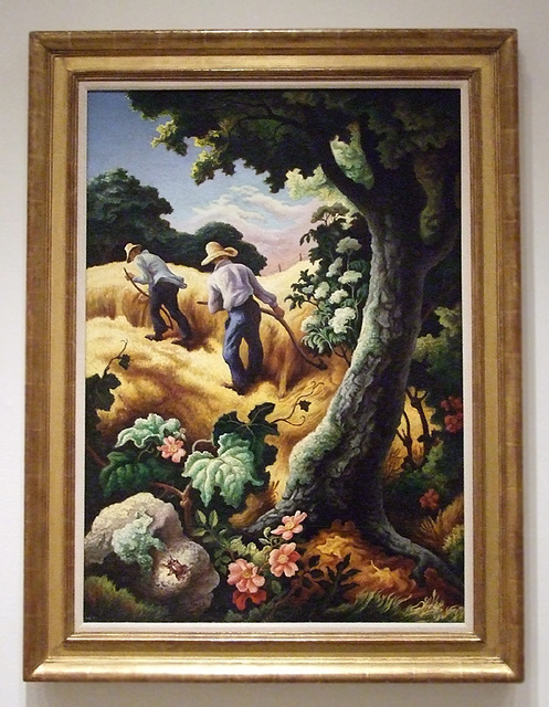 July Hay by Thomas Hart Benton in the Metropolitan Museum of Art, January 2011