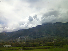 Nuvole dal treno