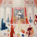 Detail of The Cathedrals of Art by Florine Stettheimer in the Metropolitan Museum of Art, March 2008