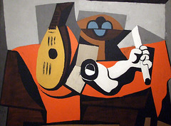 Mandolin, Fruit Bowl, and Plaster Arm by Picasso in the Metropolitan Museum of Art, March 2008