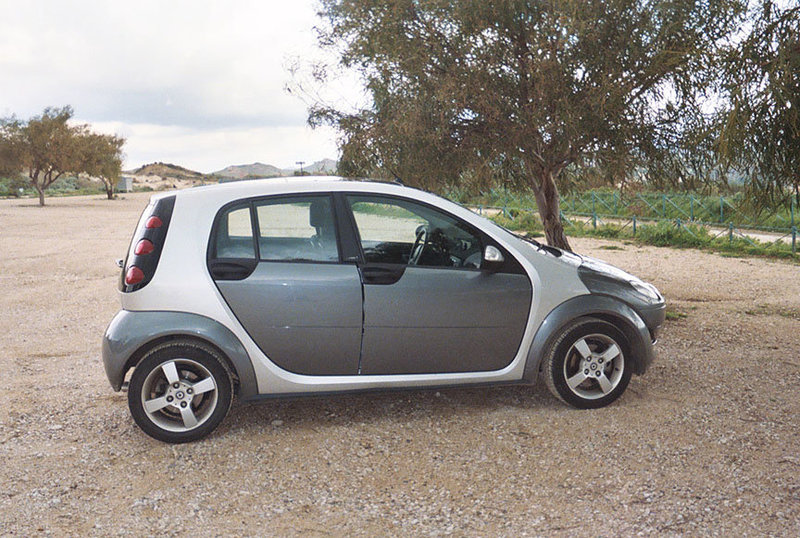 My Rental Car in the Parking Lot at the Site of Heraclea Minoa, March 2005