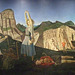 Detail of The Mountain by Balthus in the Metropolitan Museum of Art, May 2009