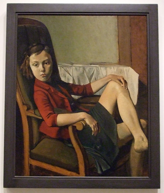 Therese Awake by Balthus in the Metropolitan Museum of Art, March 2008