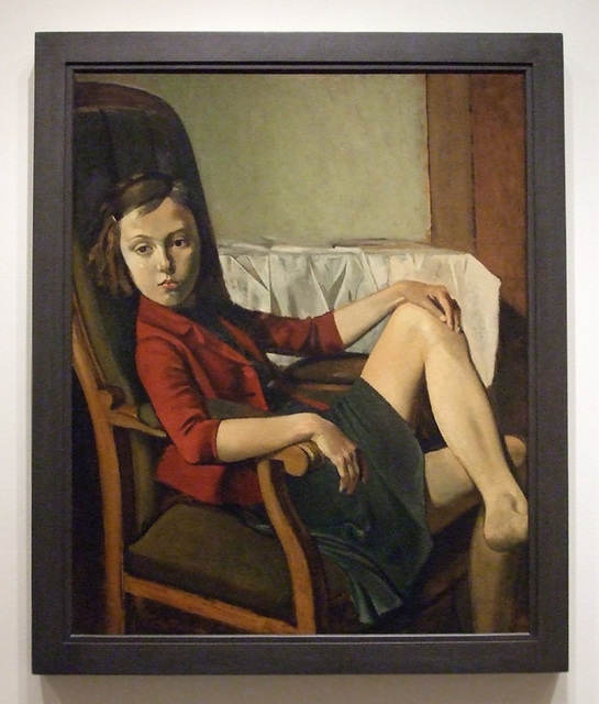 Therese by Balthus in the Metropolitan Museum of Art, May 2009